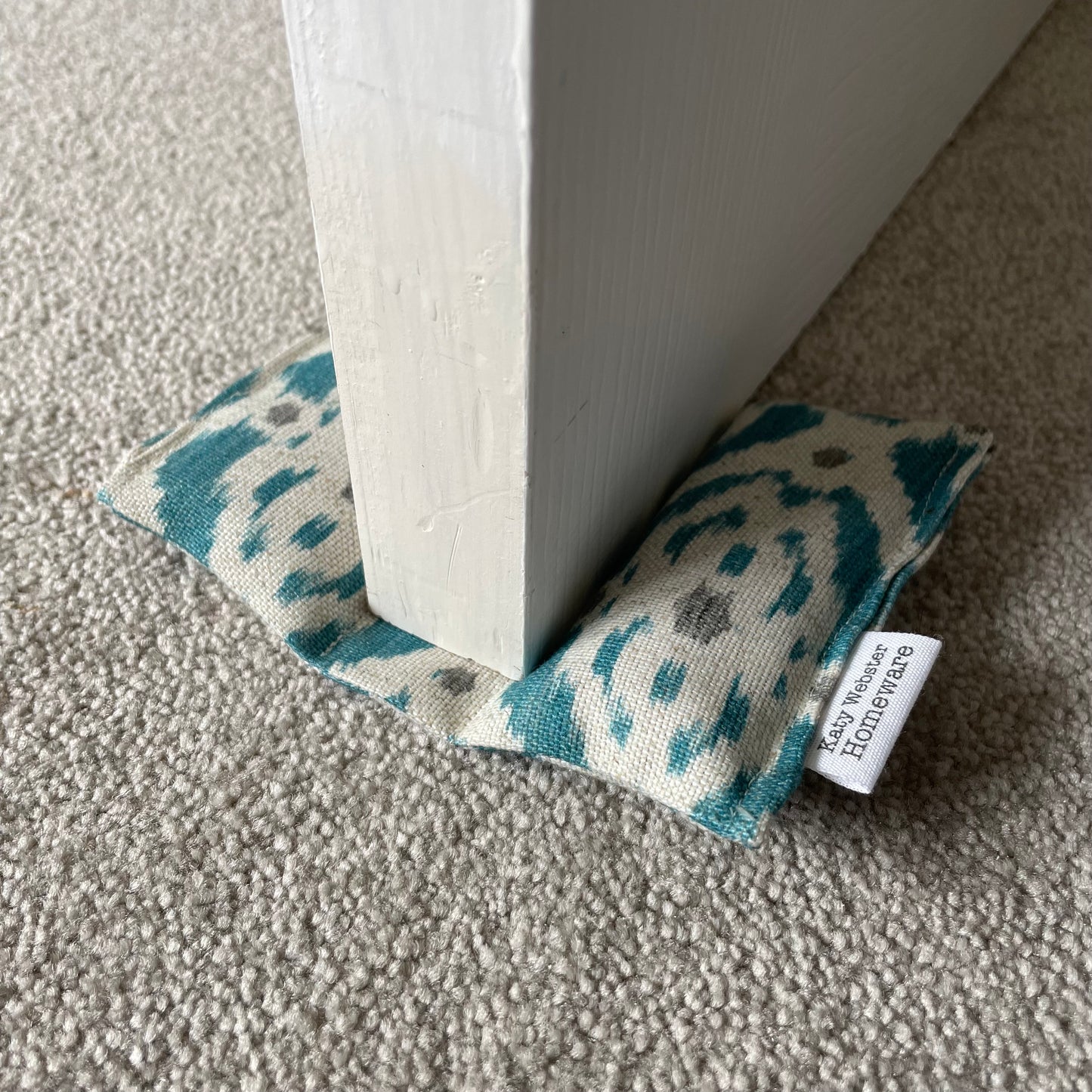 Soft Door Wedge (Blue/Pink Ikat)