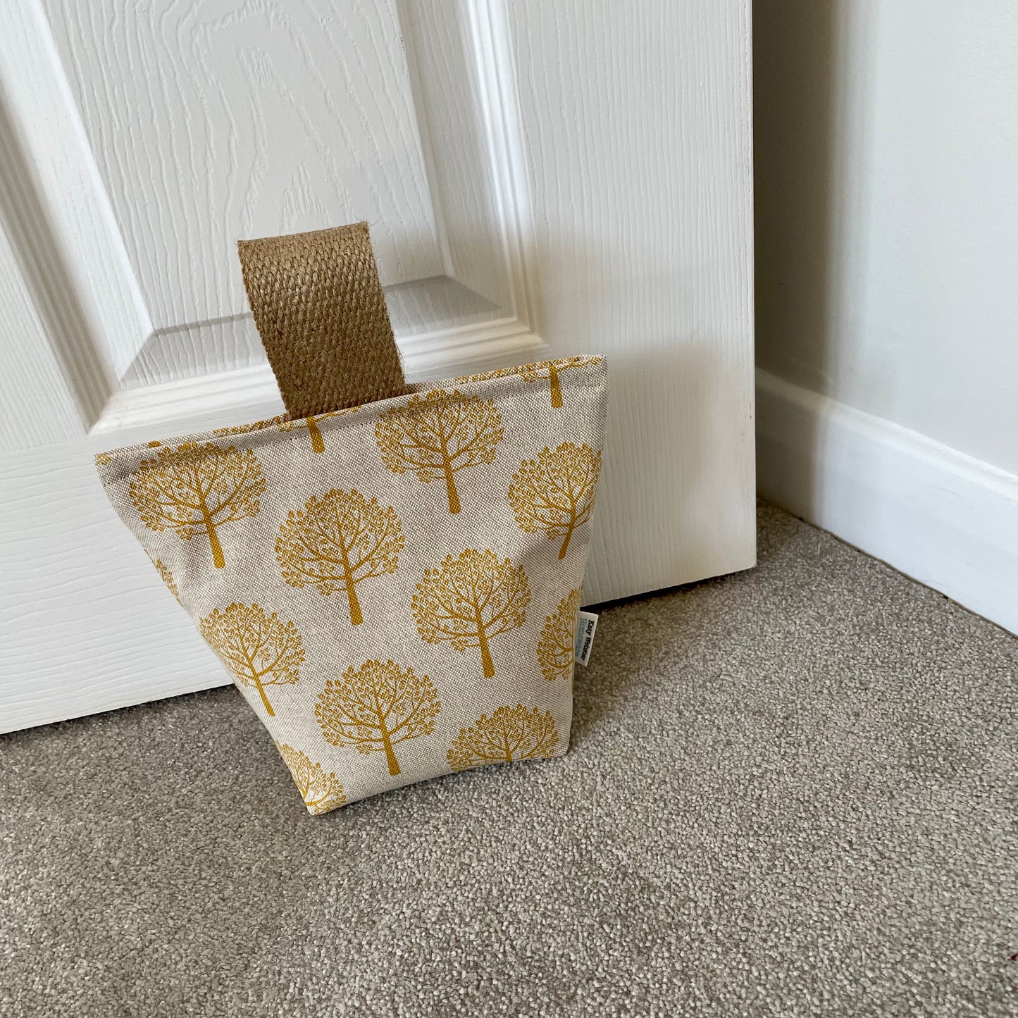 Ochre Mulberry Fabric Doorstop