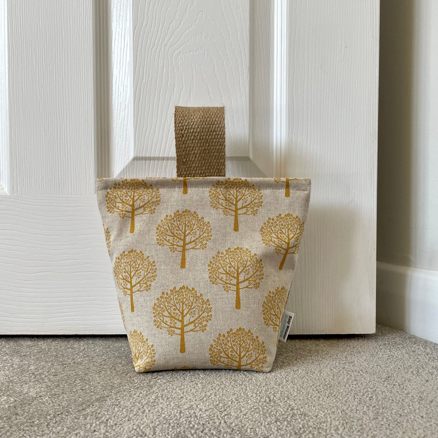 Ochre Mulberry Fabric Doorstop