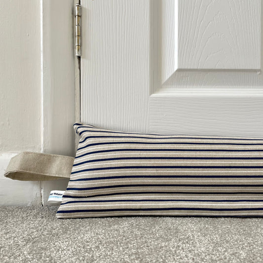 Nautical Stripe Weighted Draught Excluder