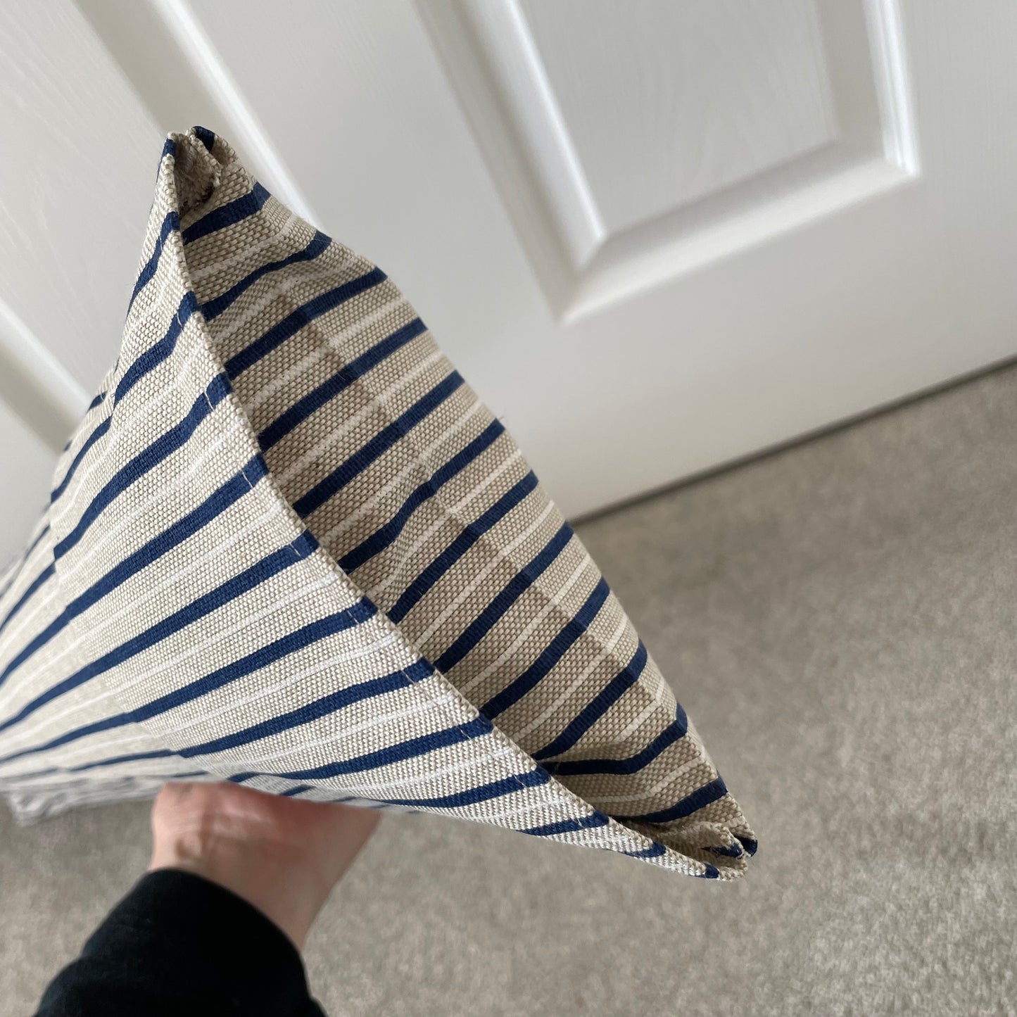 Nautical Stripe Weighted Draught Excluder