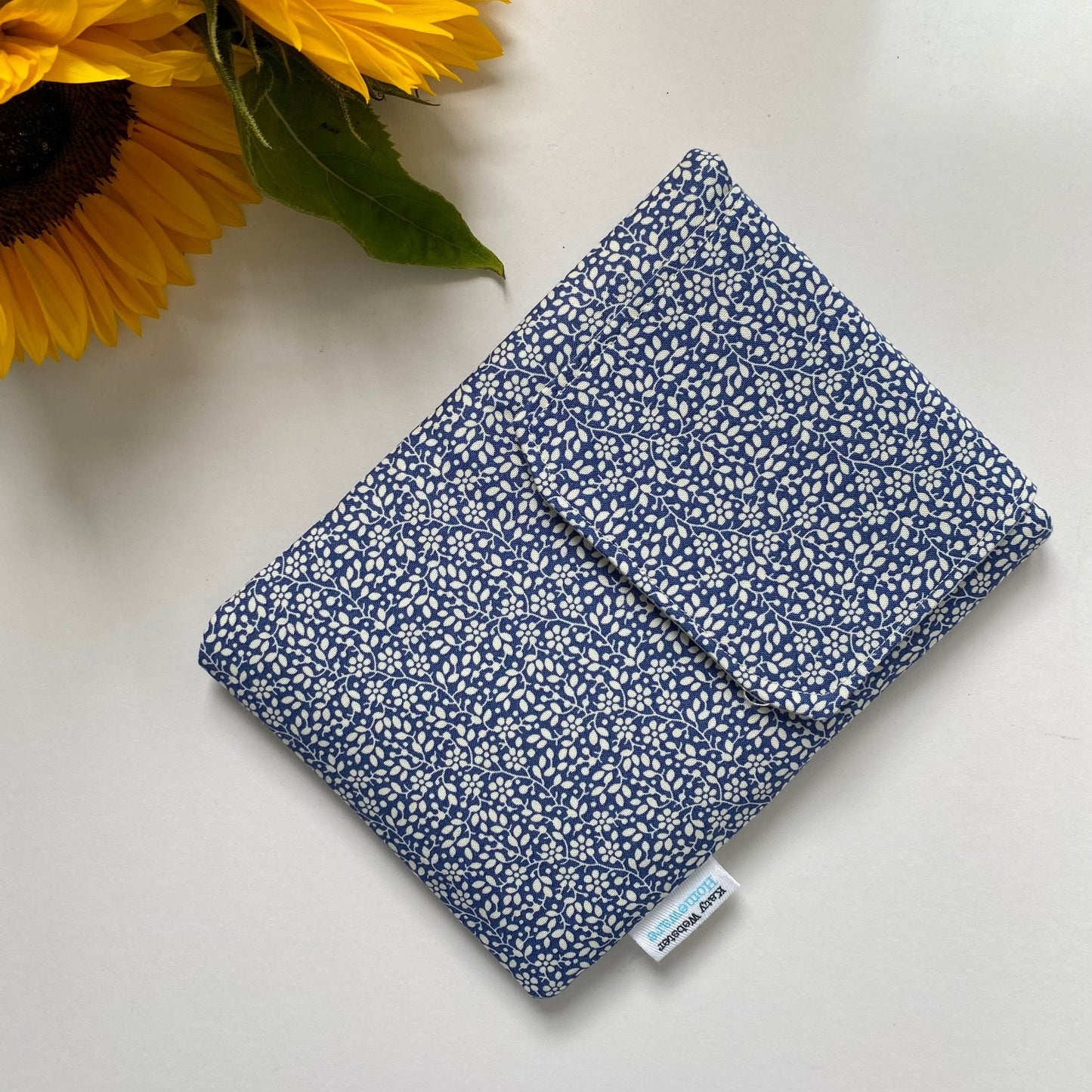 Blue Floral Kindle Paperwhite Sleeve - katywebsterhomeware