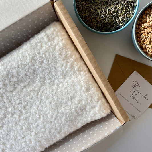 Boucle Microwave Wheat Bag - katywebsterhomeware