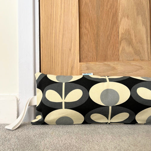 Grey Linear Stem Weighted Draught Excluder - katywebsterhomeware