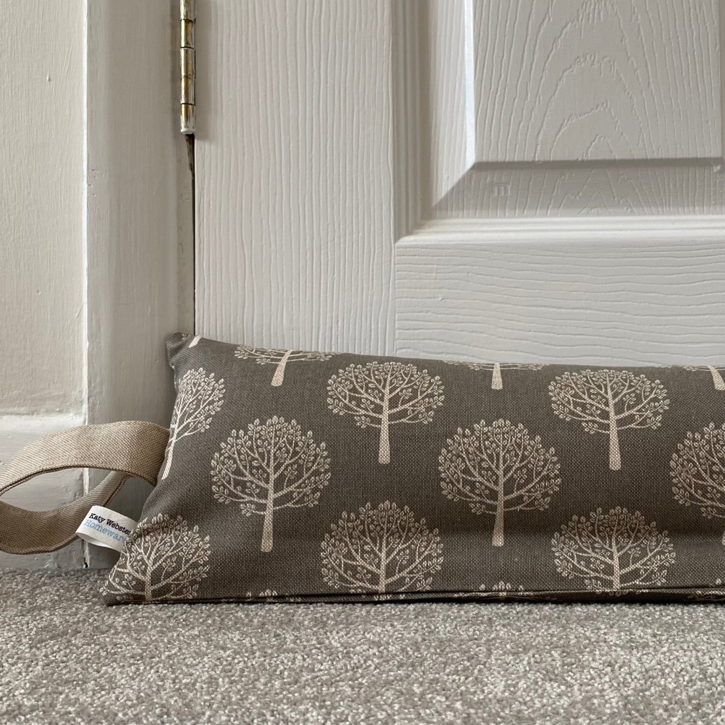 Grey Mulberry Weighted Draught Excluder - katywebsterhomeware