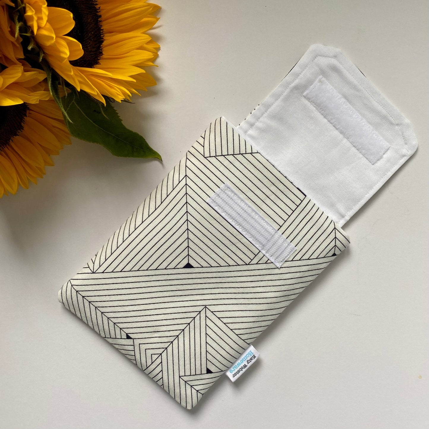 Navy Geometric Kindle Paperwhite Sleeve - katywebsterhomeware