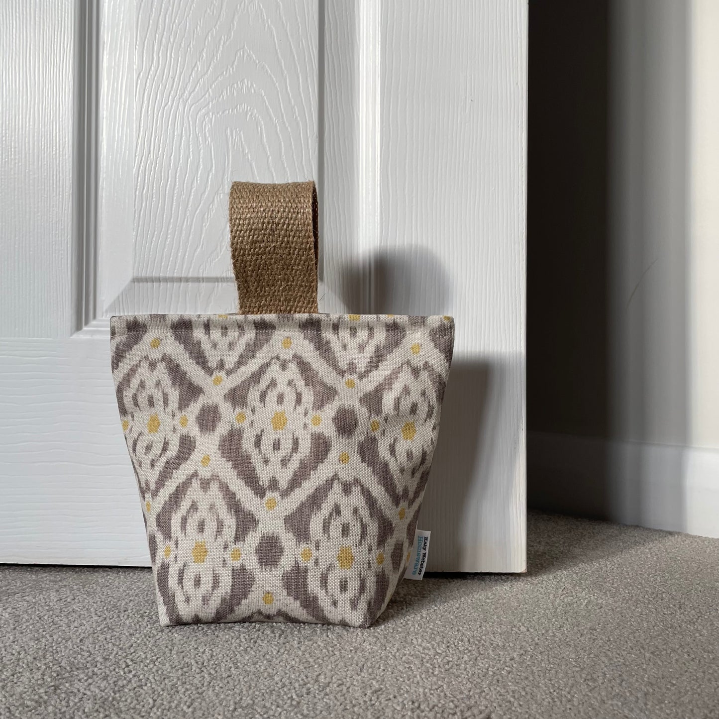 Ikat Fabric Door Stop