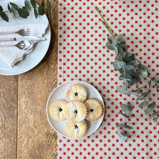 Red Star Table Runner - katywebsterhomeware