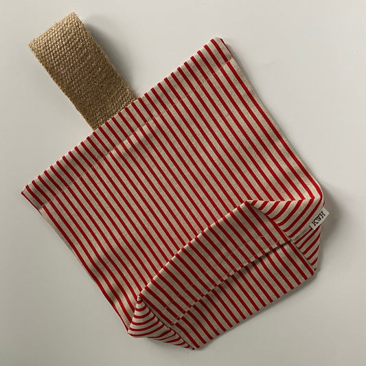 Red Stripe UNFILLED Fabric Doorstop - katywebsterhomeware