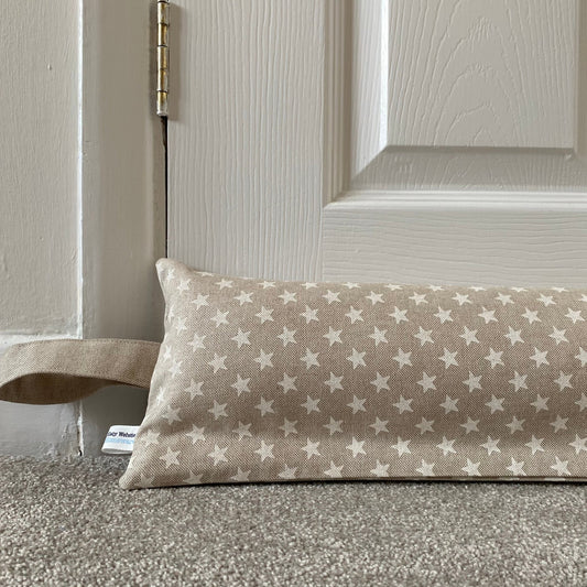 White Star Weighted Draught Excluder - katywebsterhomeware