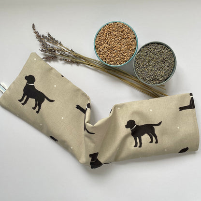 Black Lab Microwave Wheat Bag