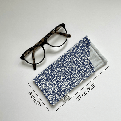 Ditsy Floral Fabric Glasses Case