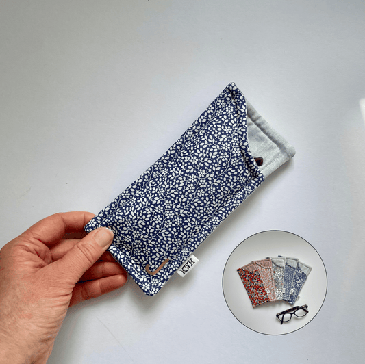 Ditsy Floral Fabric Glasses Case
