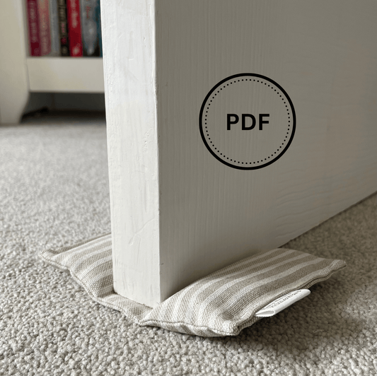 Easy Doorstop Sewing Tutorial Digital PDF Download