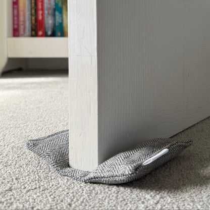Soft Door Wedge (Grey Herringbone)