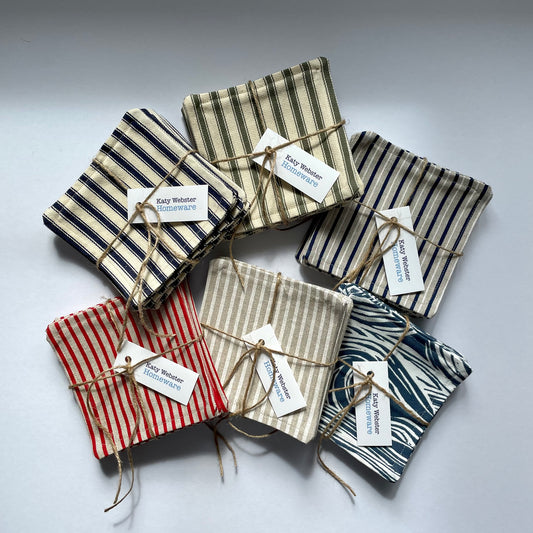 Fabric Coasters - 6 Pk