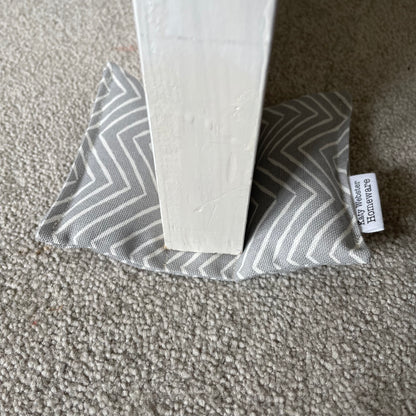 Soft Door Wedge (Grey Herringbone)
