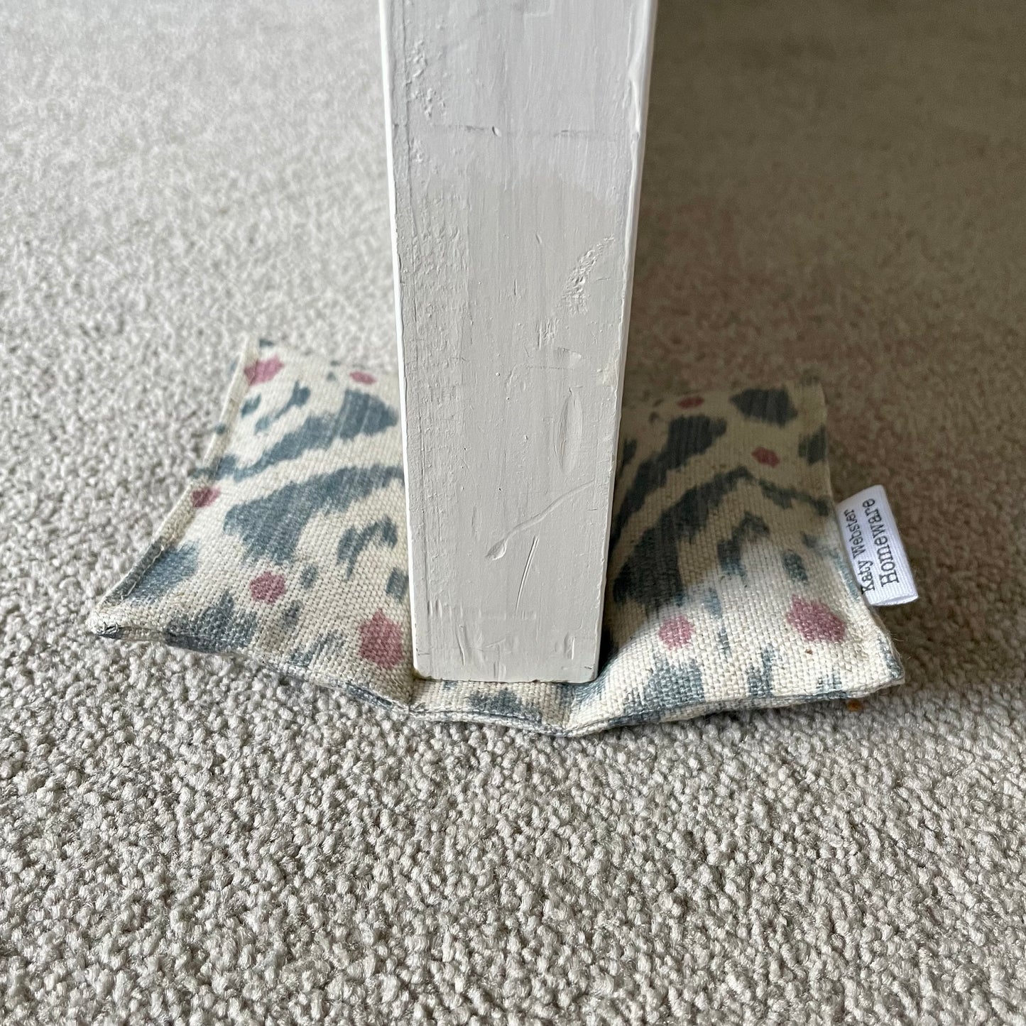 Soft Door Wedge (Blue/Pink Ikat)