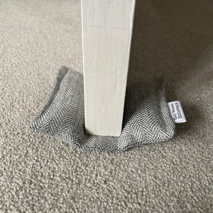 Soft Door Wedge (Grey Wool Look)