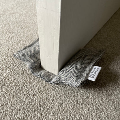 Soft Door Wedge (Grey Wool Look)