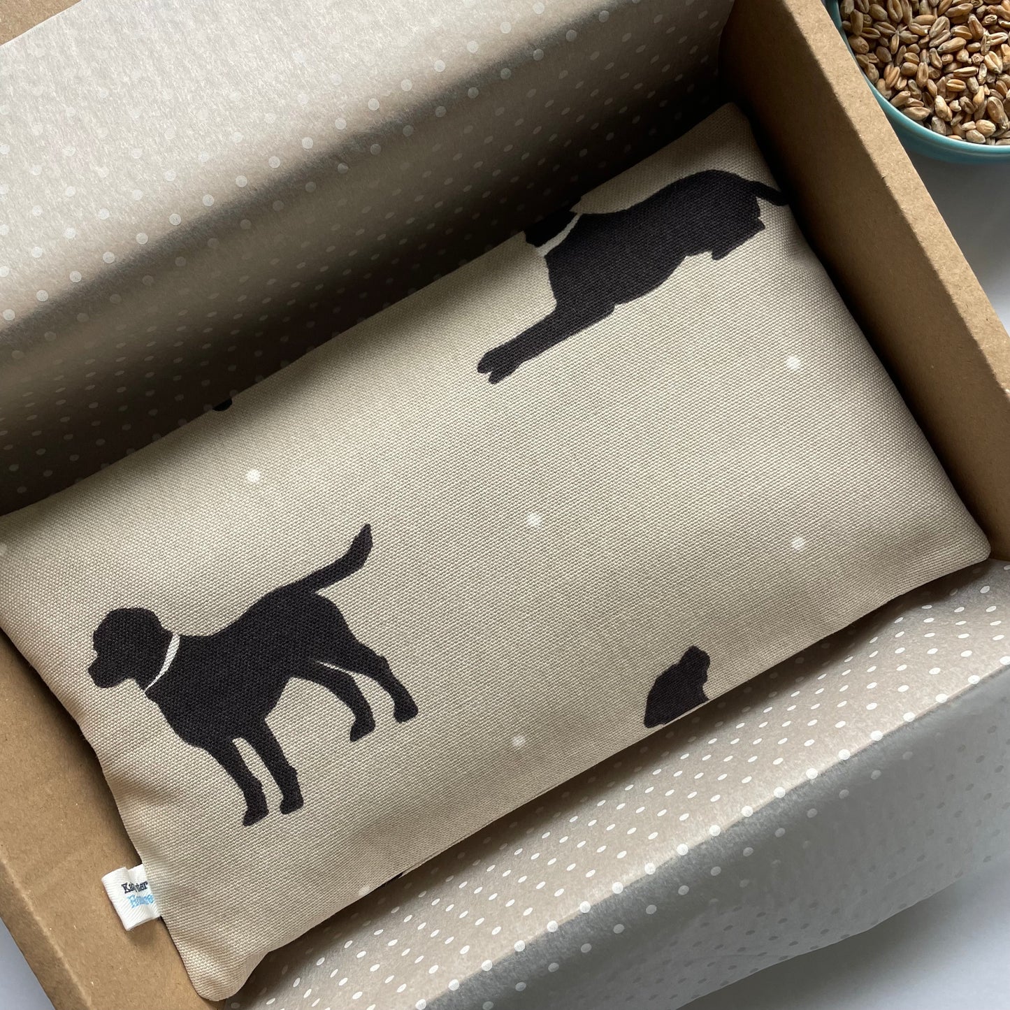 Black Lab Microwave Wheat Bag