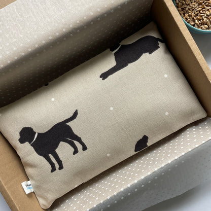 Black Lab Microwave Wheat Bag