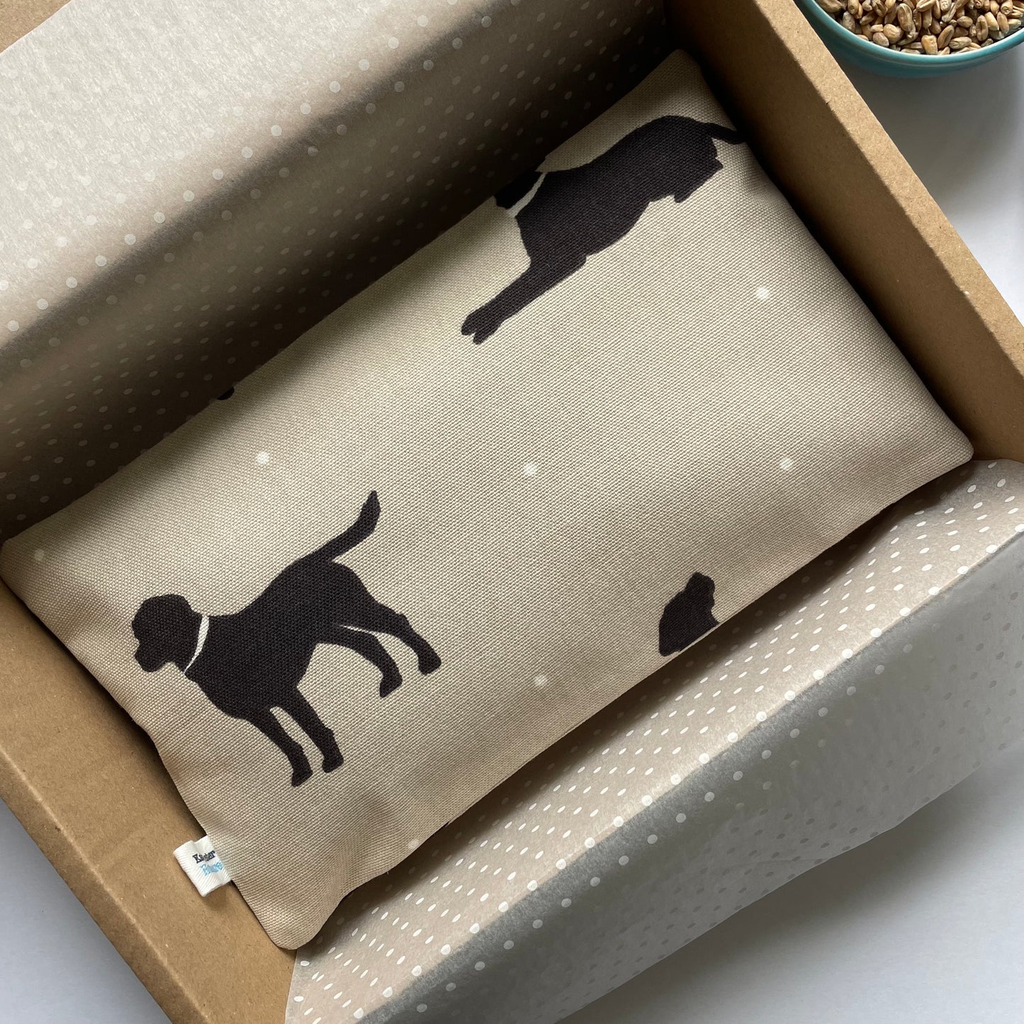 Black Lab Microwave Wheat Bag