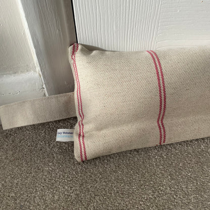 Grainsack Stripe Weighted Draught Excluder