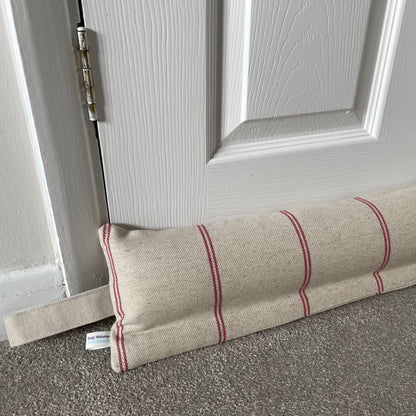 Grainsack Stripe Weighted Draught Excluder