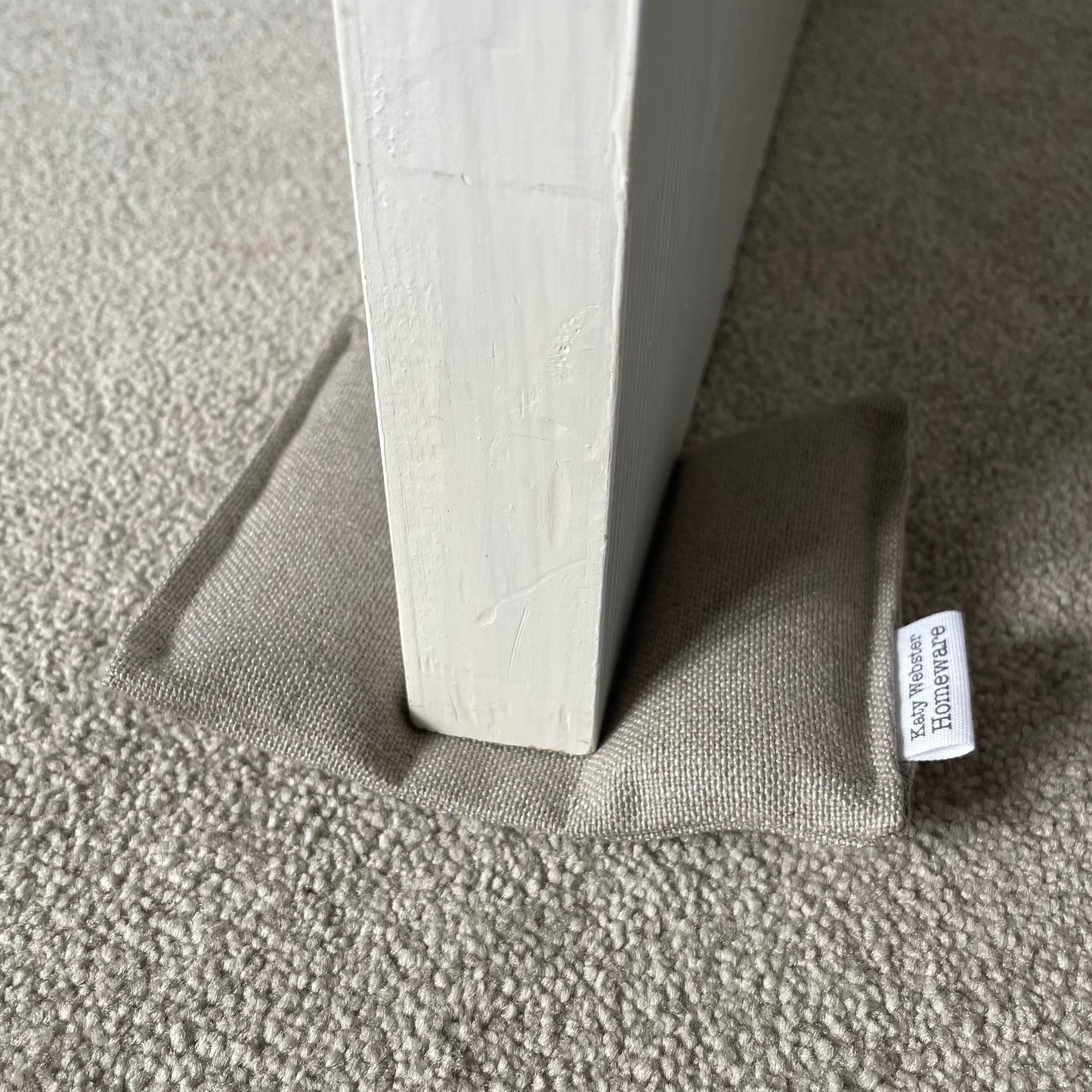Soft Door Wedge (Grey Herringbone)