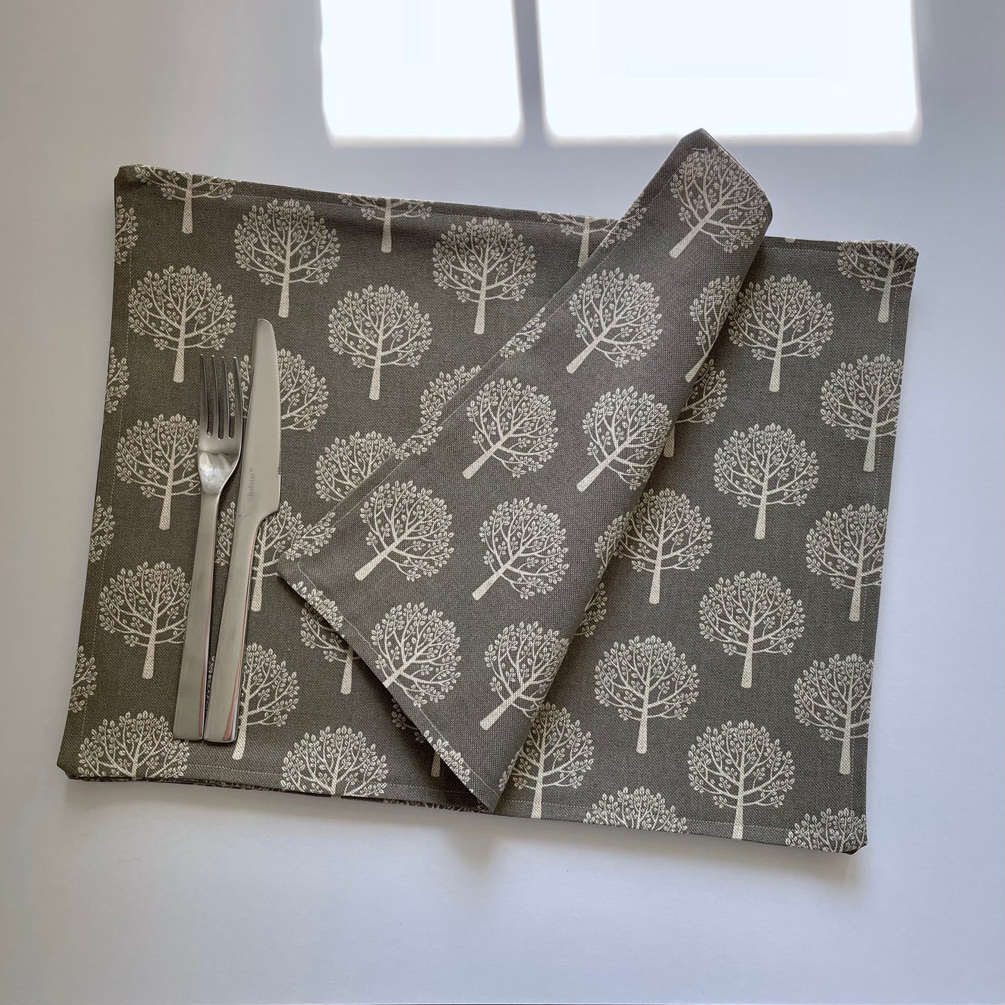 Grey Mulberry Placemats (6 Pk)