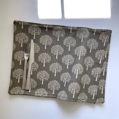 Grey Mulberry Placemats (6 Pk)