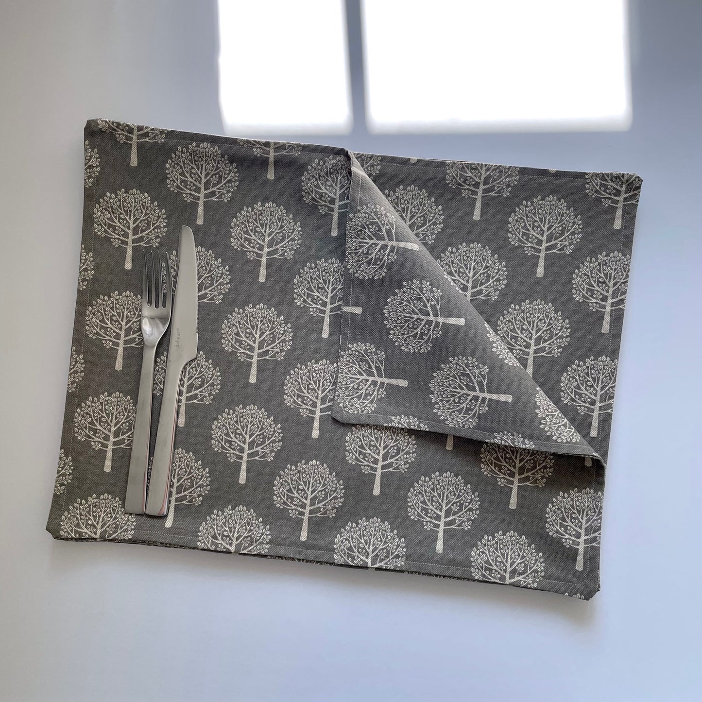 Grey Mulberry Placemats (6 Pk)