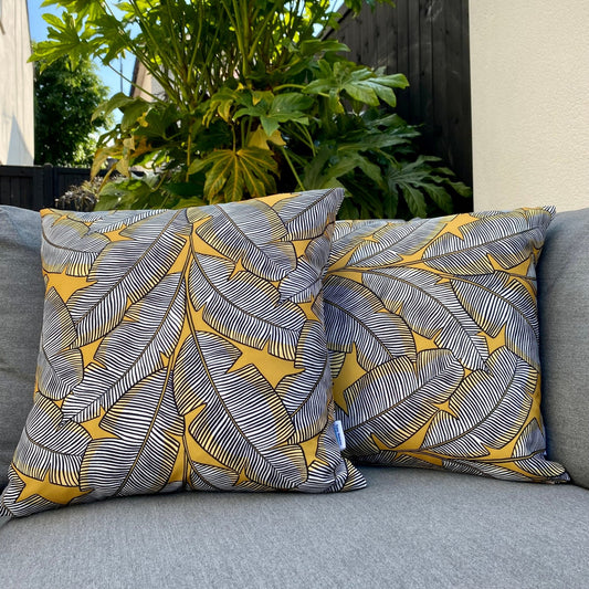 Banana Leaf Outdoor Cushion - katywebsterhomeware