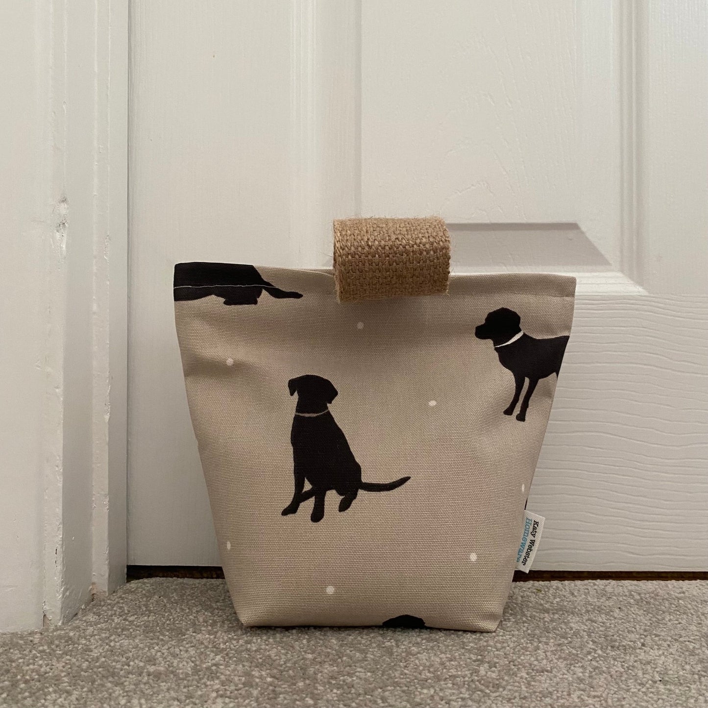 Black Lab Door Stop - katywebsterhomeware