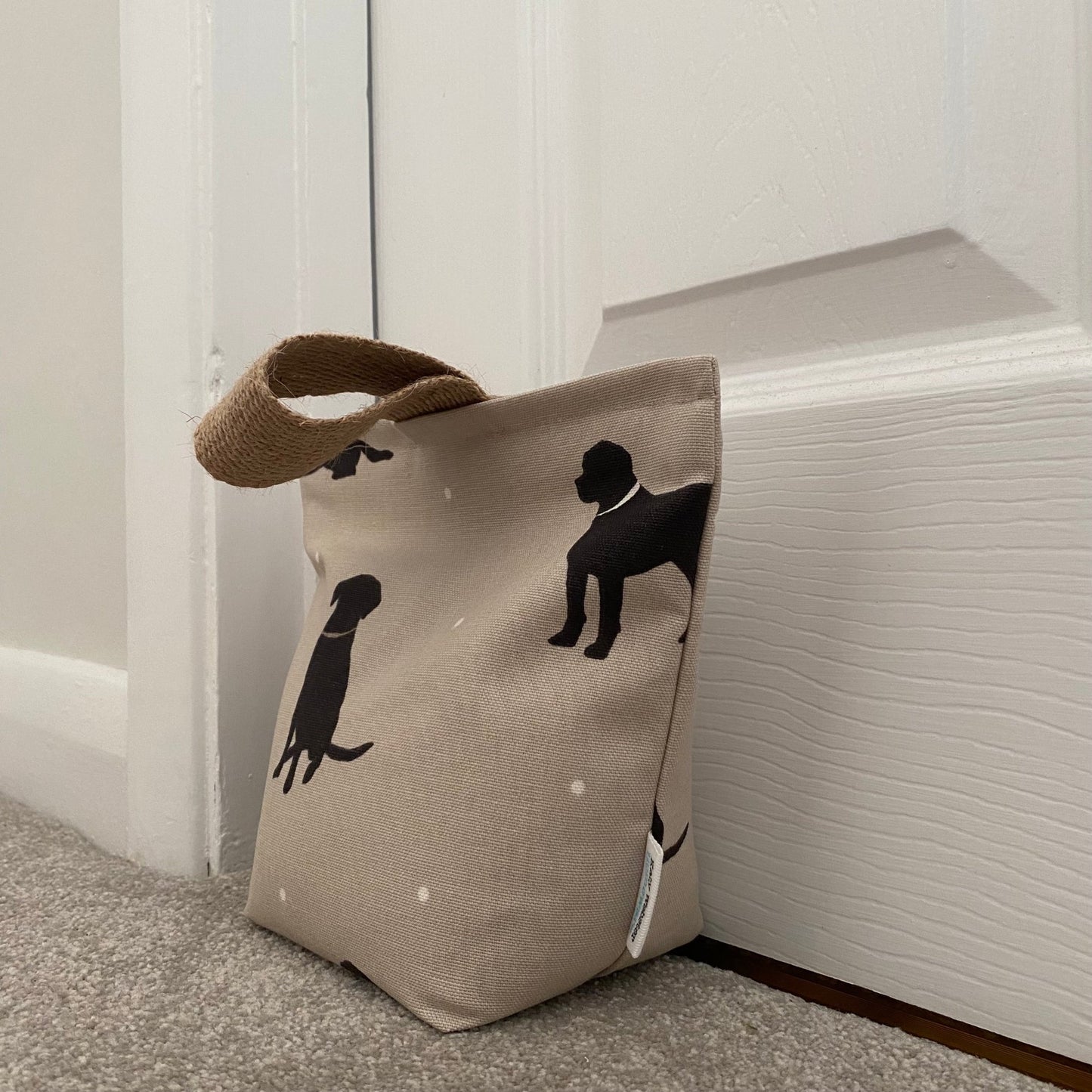 Black Lab Door Stop - katywebsterhomeware