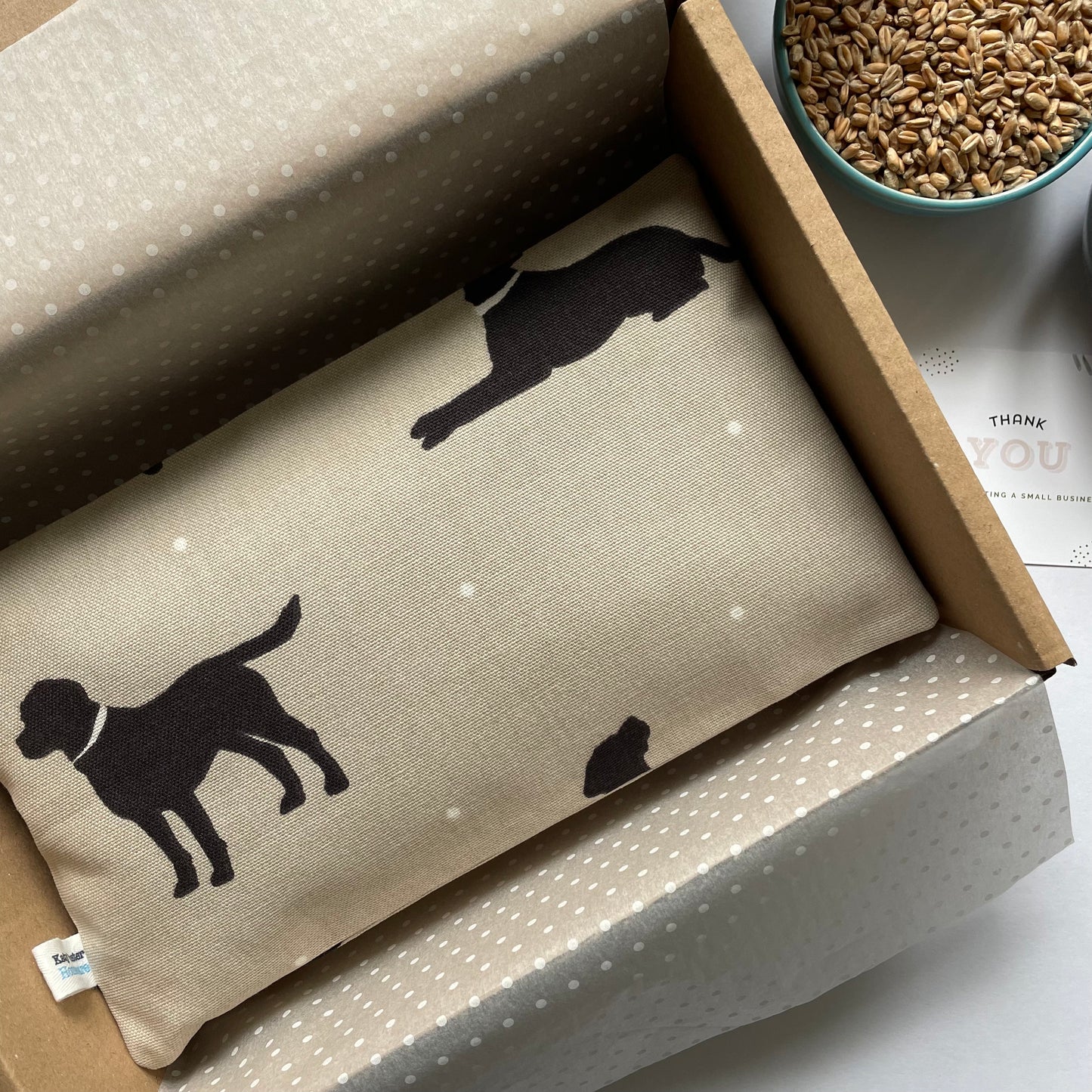 Black Lab Microwave Wheat Bag
