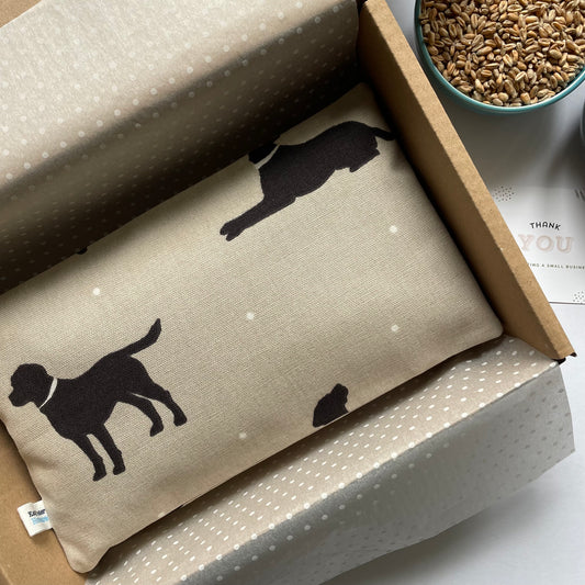 Black Lab Microwave Wheat Bag