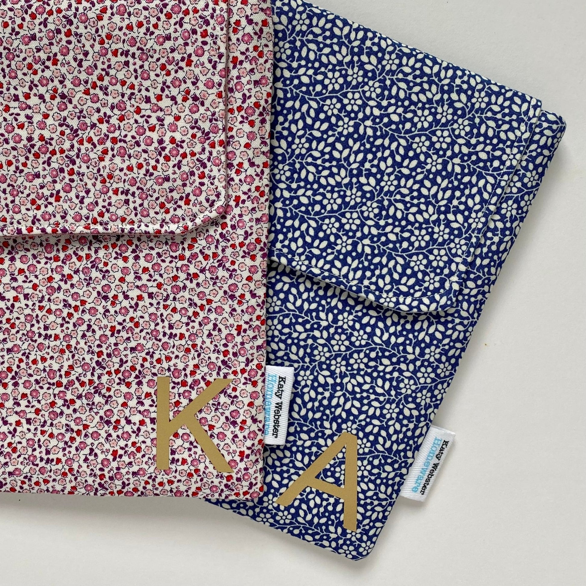 Blue Floral Kindle Paperwhite Sleeve - katywebsterhomeware