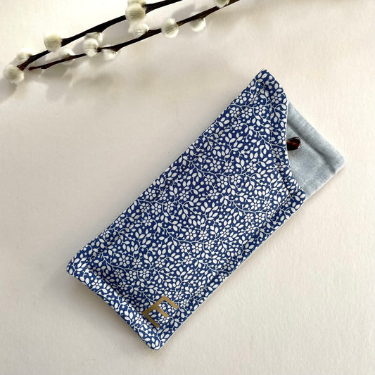 Ditsy Floral Fabric Glasses Case