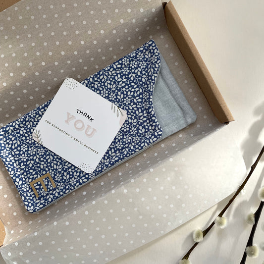 Ditsy Floral Fabric Glasses Case