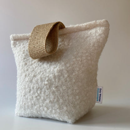 Boucle Fabric Door Stop - katywebsterhomeware