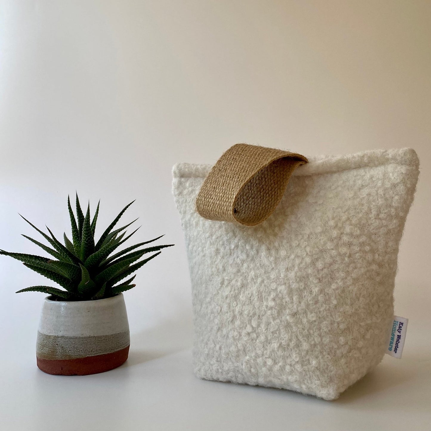 Boucle Fabric Door Stop - katywebsterhomeware