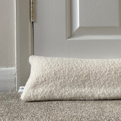 Boucle Weighted Draught Excluder - katywebsterhomeware