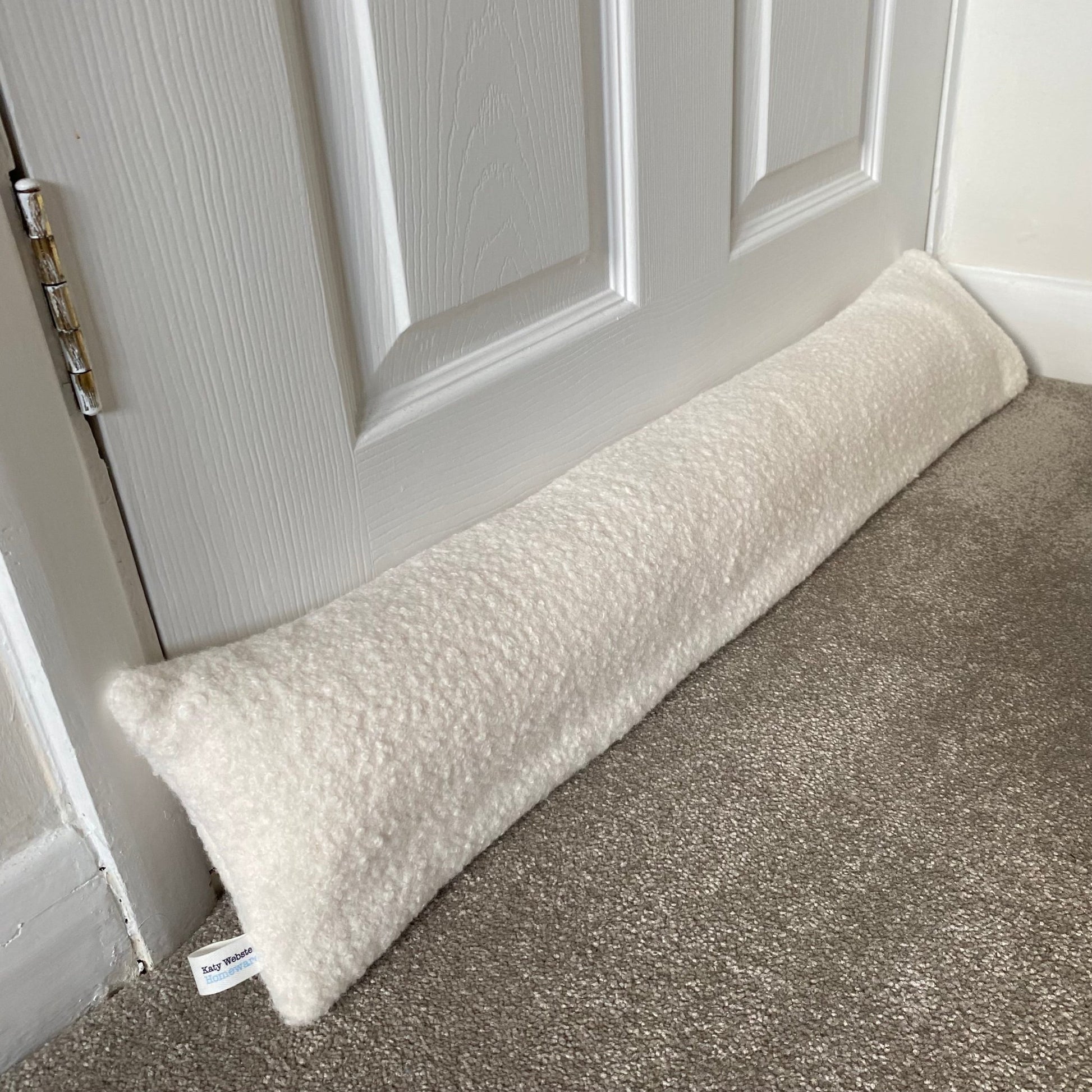 Boucle Weighted Draught Excluder - katywebsterhomeware