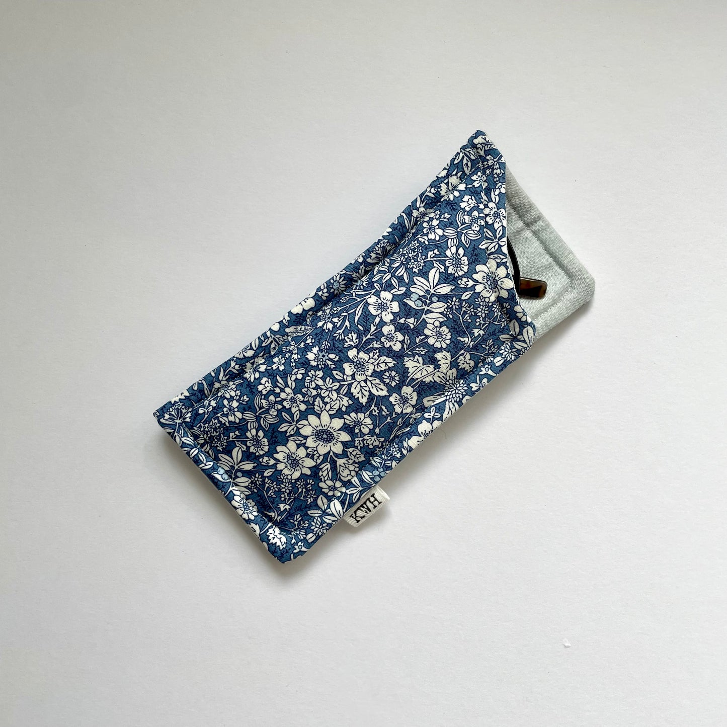 Cornflower Fabric Glasses Case