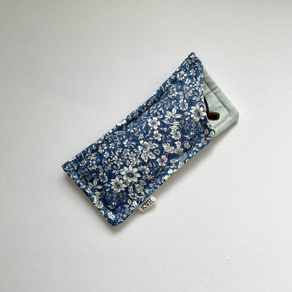 Cornflower Fabric Glasses Case