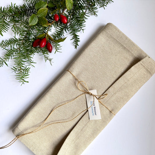 Gold Sparkle Christmas Table Runner