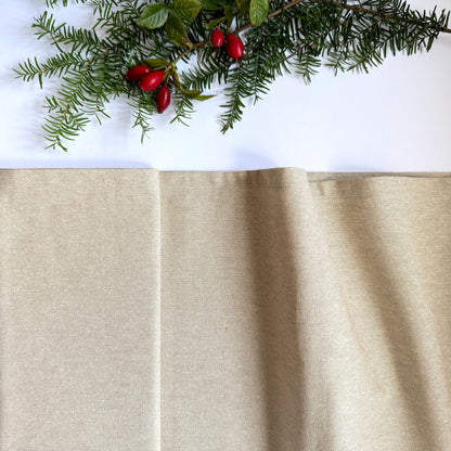 Gold Sparkle Christmas Table Runner