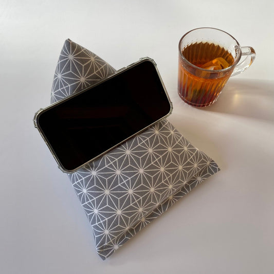 Green Stars Bean Bag Phone Holder - katywebsterhomeware